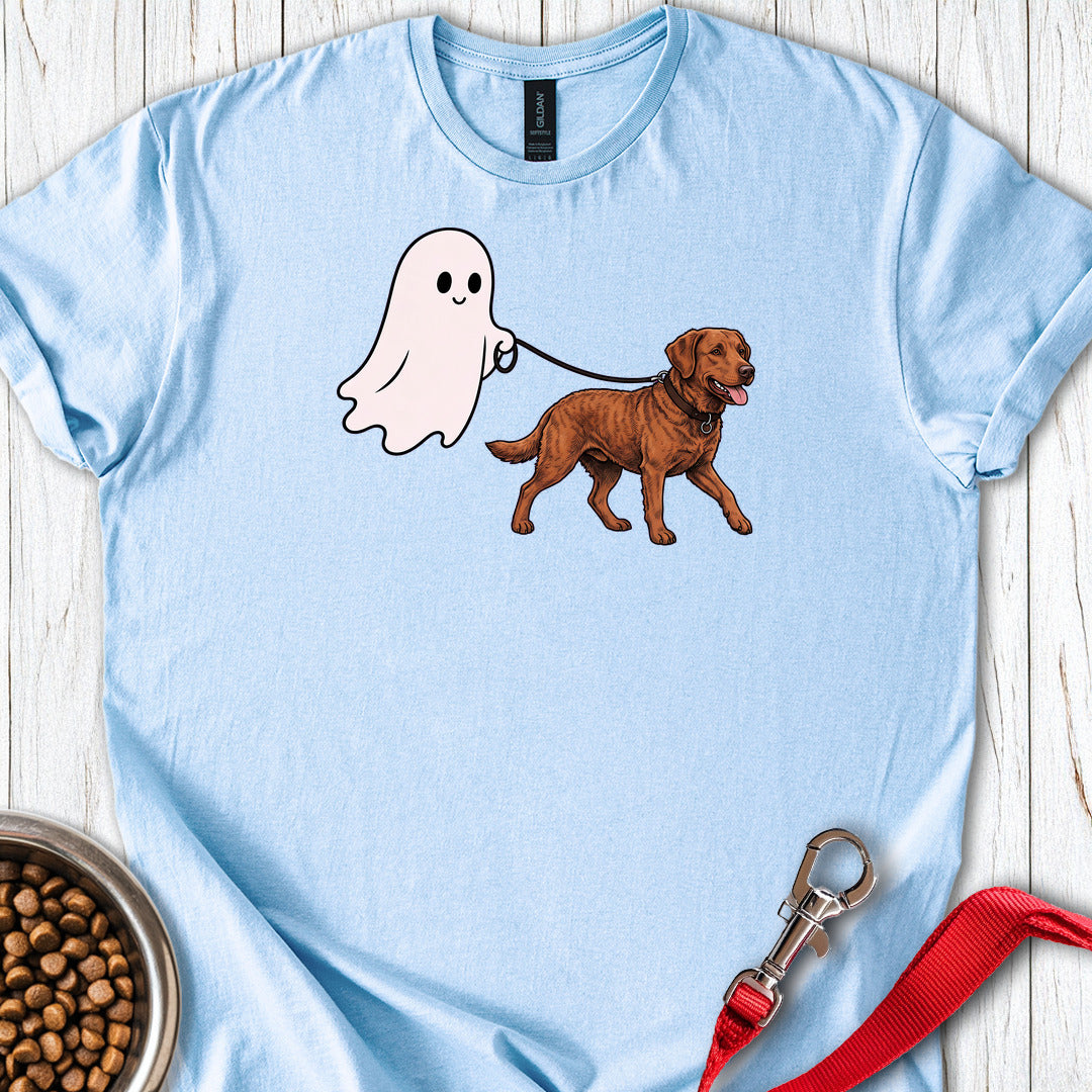 Chesapeake Bay Retriever Ghost Walk — Light Blue