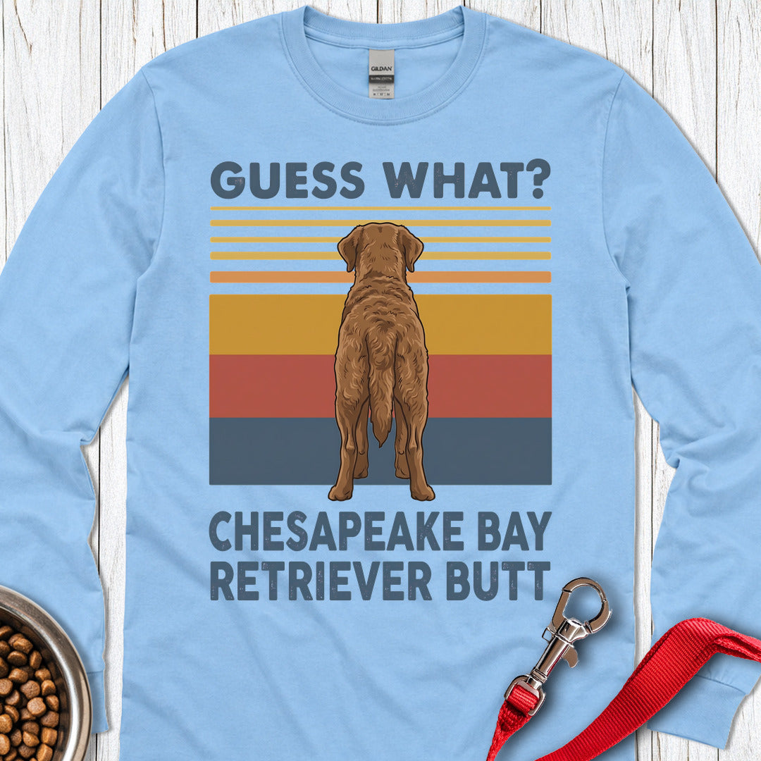 Chesapeake Bay Retriever Guess What Long Sleeve — Carolina Blue