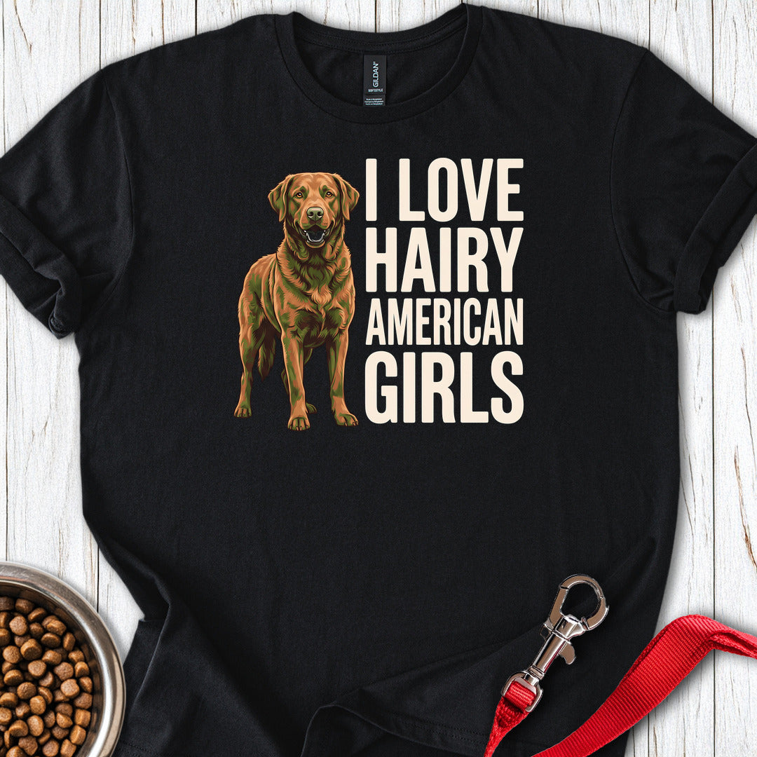Chesapeake Bay Retriever Hairy Girls — Black