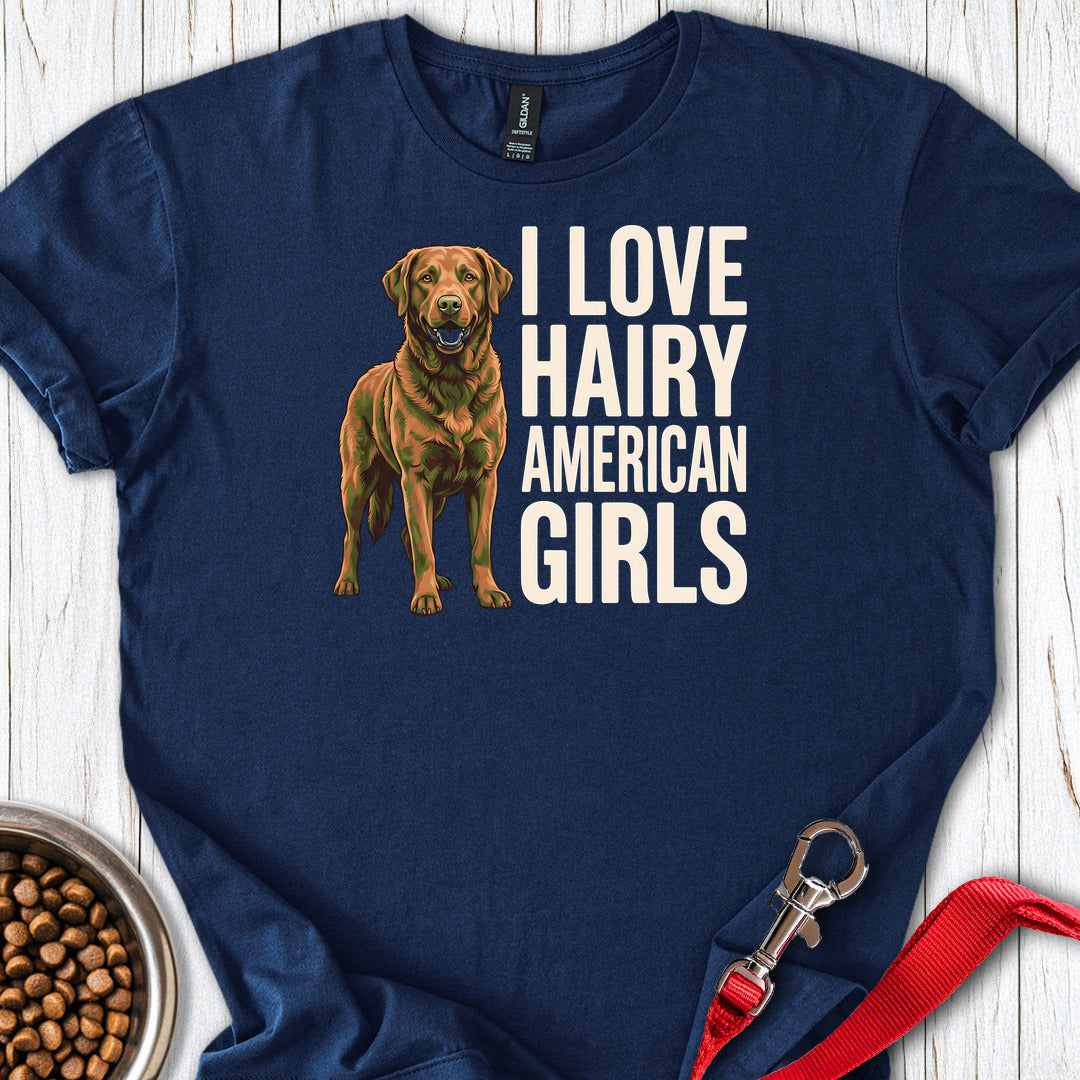 Chesapeake Bay Retriever Hairy Girls — Navy