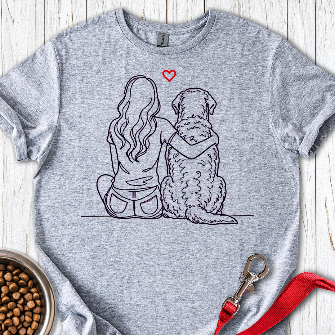 Chesapeake Bay Retriever Hug — Sport Grey