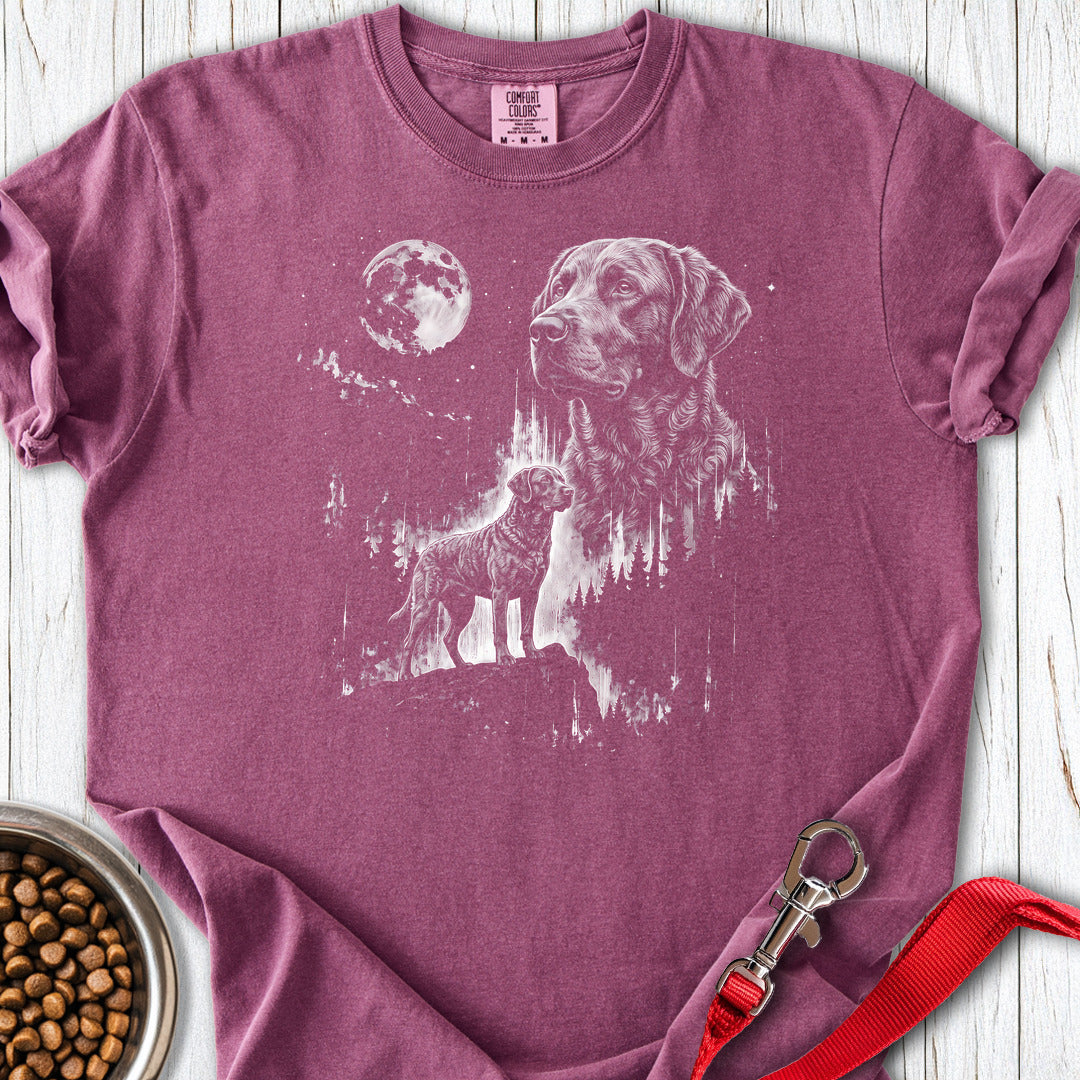 Chesapeake Bay Retriever Moonlight Premium Tee — Berry