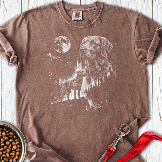 Chesapeake Bay Retriever Moonlight Premium Tee — Espresso