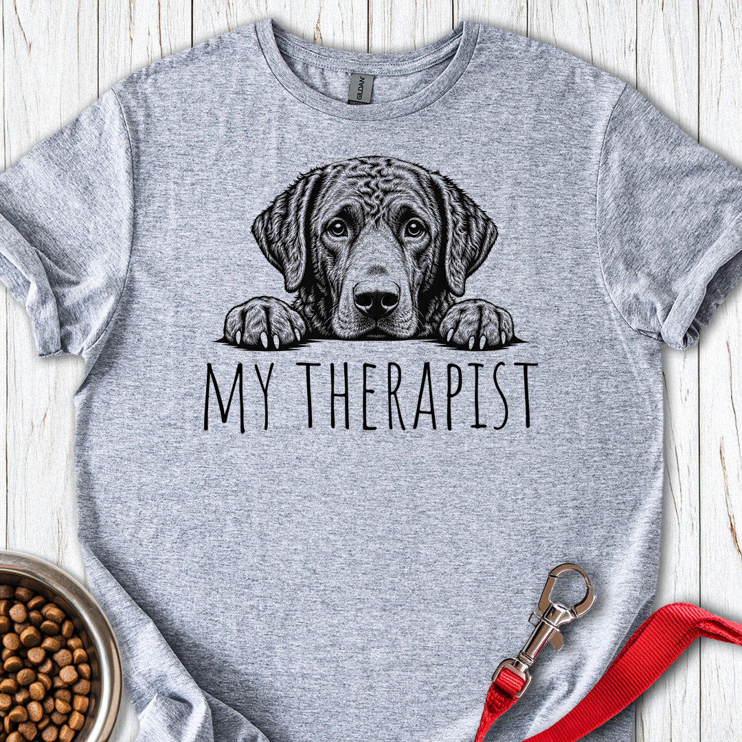 Chesapeake Bay Retriever My Therapist — Sport Grey