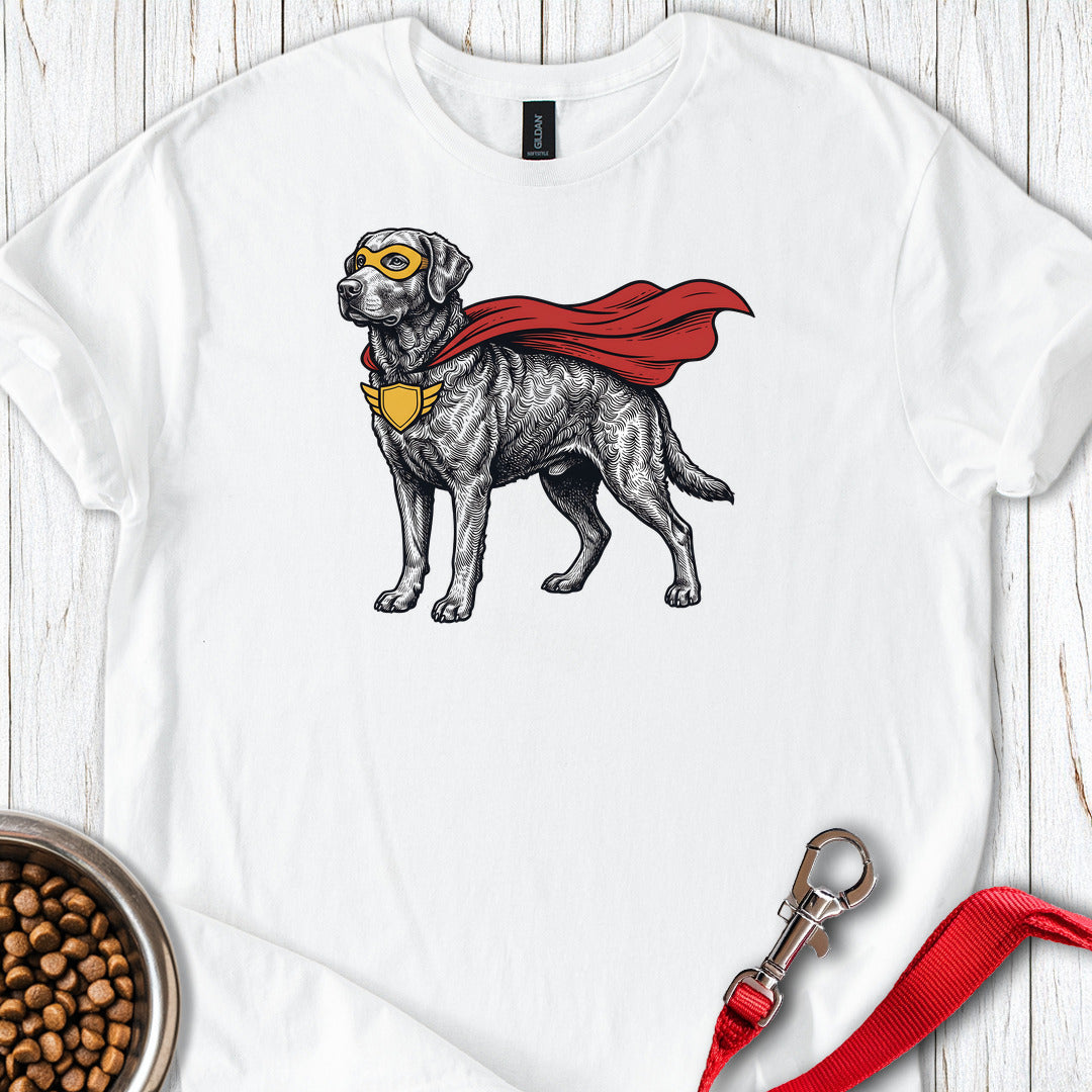 Chesapeake Bay Retriever Superhero — White