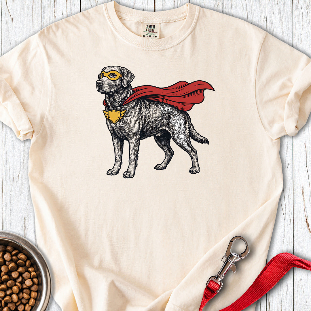 Chesapeake Bay Retriever Superhero Premium Tee — Ivory