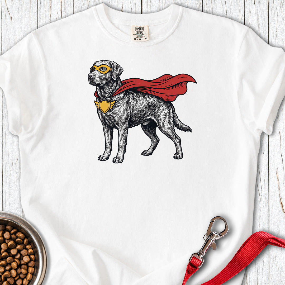 Chesapeake Bay Retriever Superhero Premium Tee — White