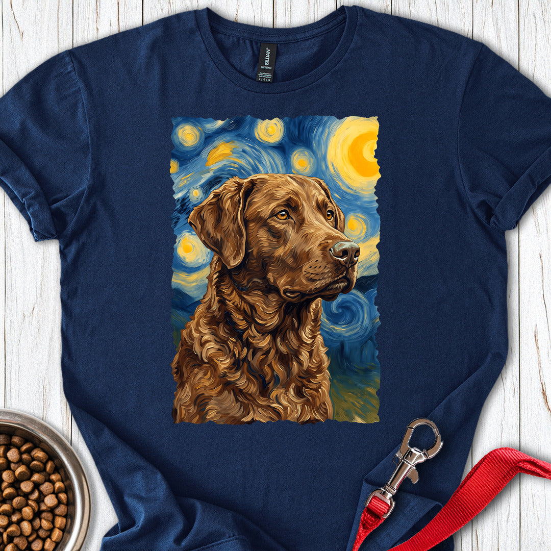 Chesapeake Bay Retriever Van Gogh — Navy