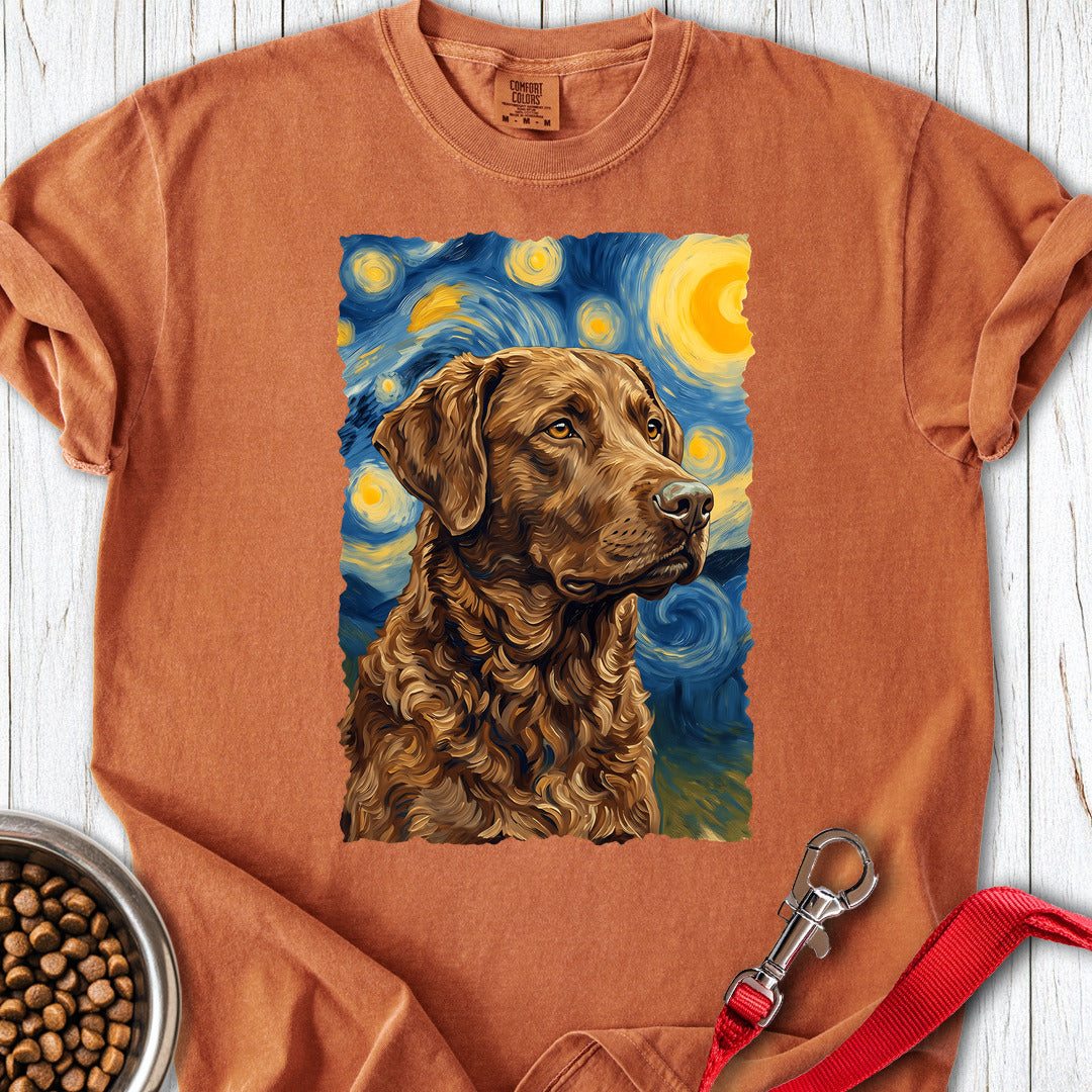 Chesapeake Bay Retriever Van Gogh Premium Tee — Yam