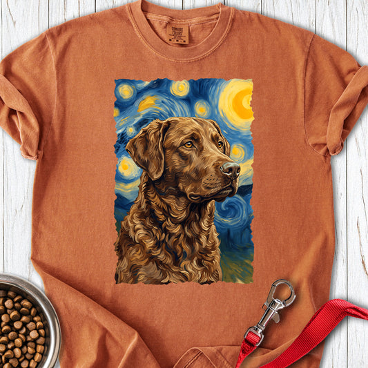 Chesapeake Bay Retriever Van Gogh Premium Tee — Yam