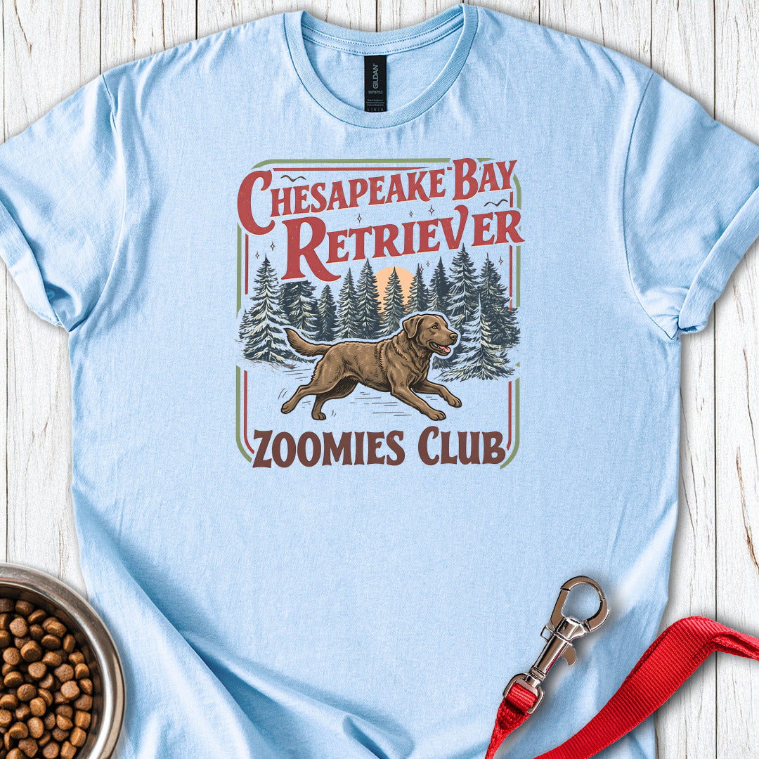 Chesapeake Bay Retriever Zoomies Club — Light Blue