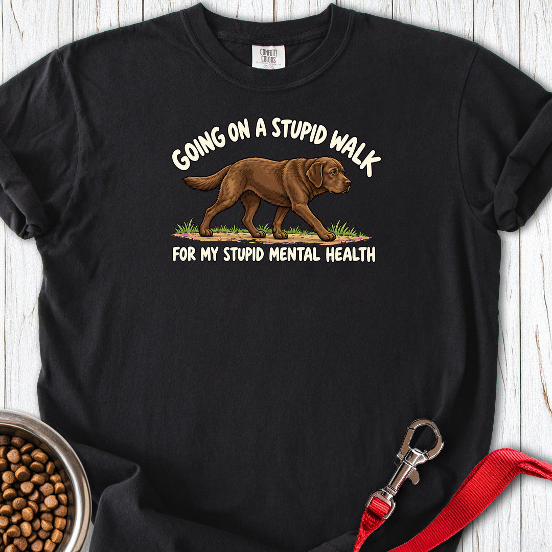 choclate lab walk Chocolate Walk Premium Tee — Black