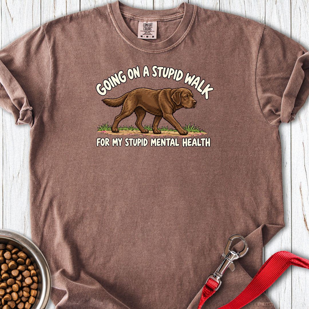 choclate lab walk Chocolate Walk Premium Tee — Espresso