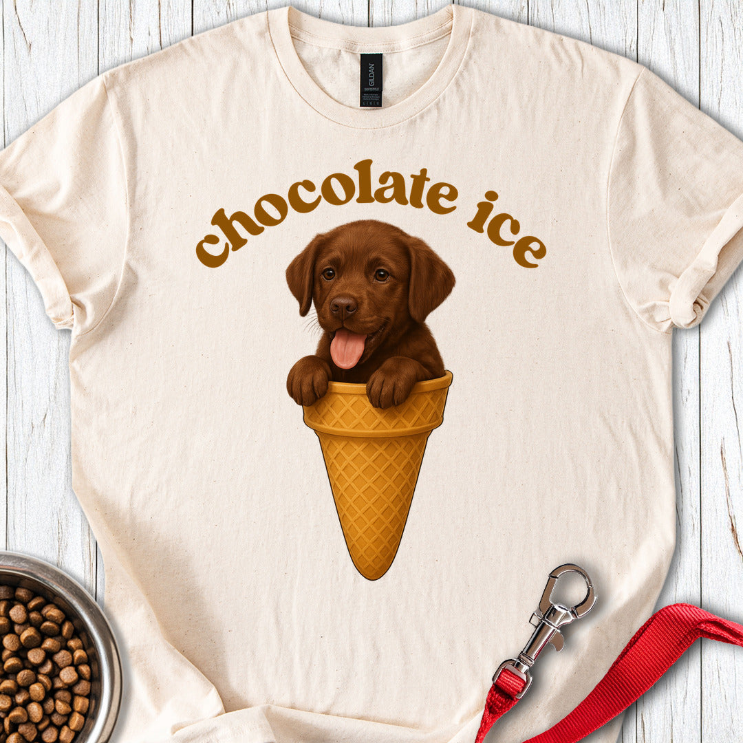 Chocolate Ice Labrador Puppy Natural
