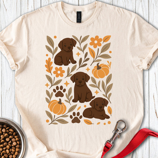 Chocolate Lab Boho Fall Natural