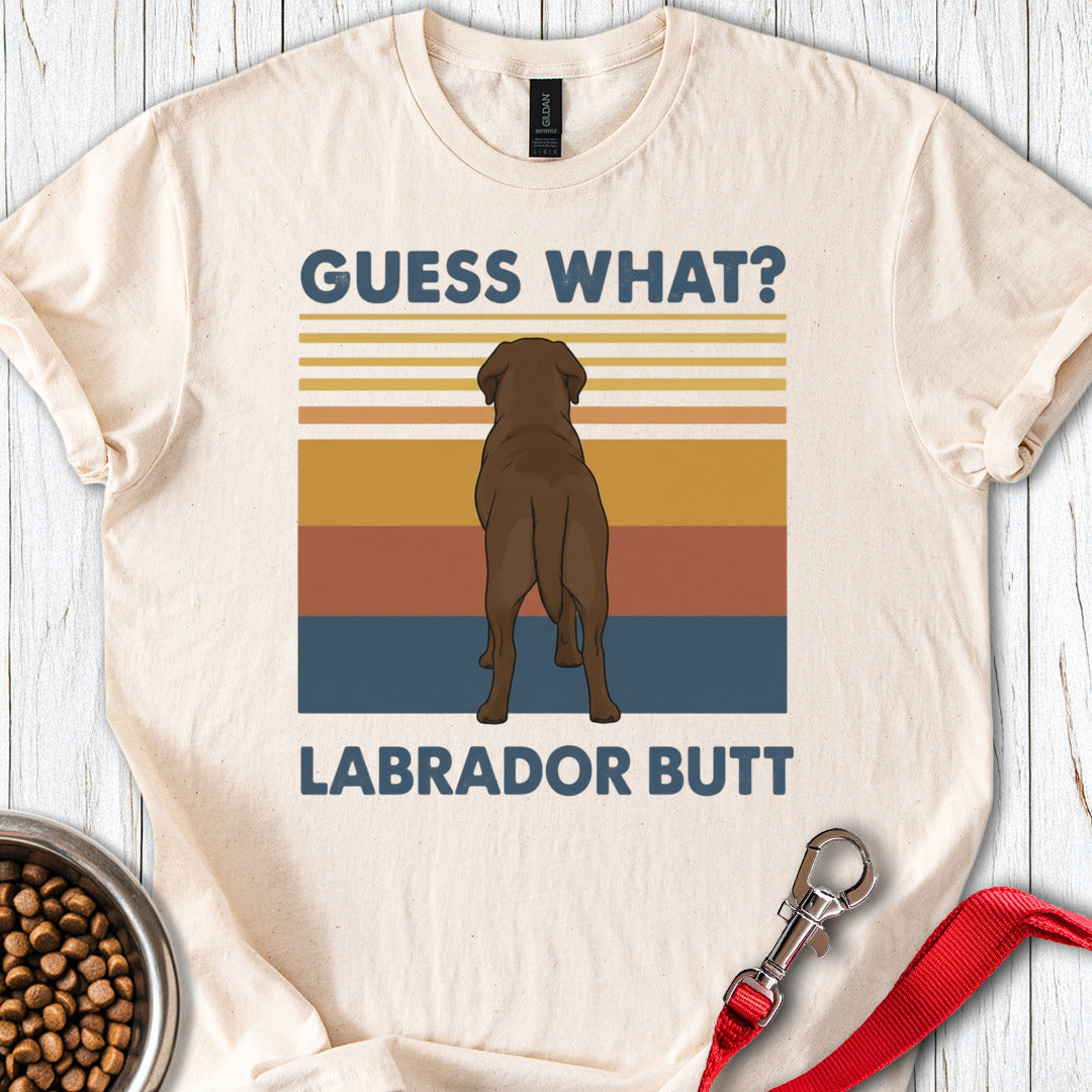 Chocolate Lab Butt Natural