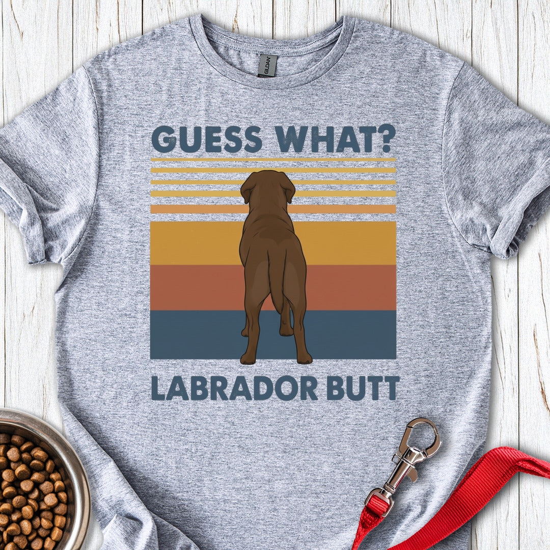 Chocolate Lab Butt Sport Grey