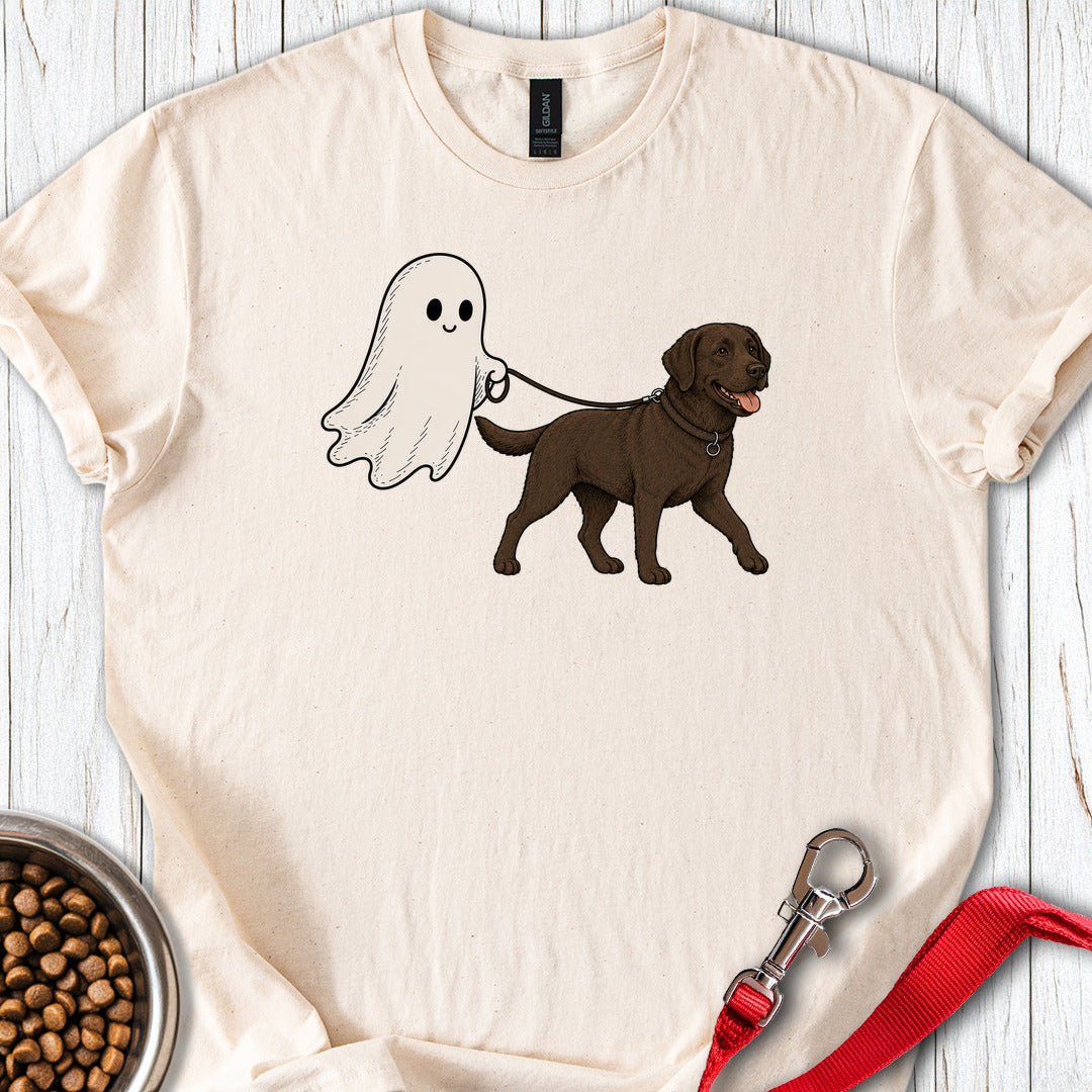 Chocolate Lab Ghost Halloween Natural