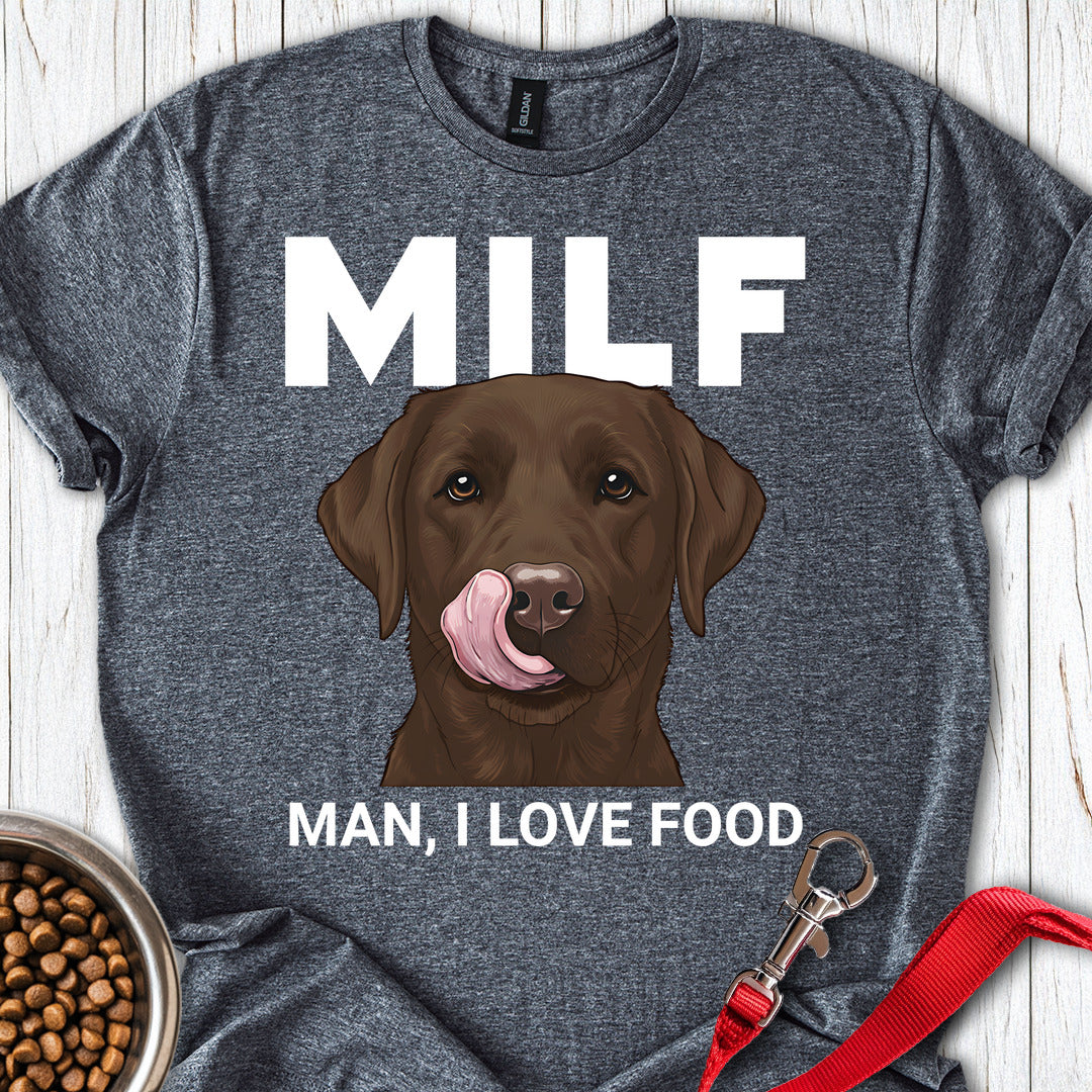 Chocolate Lab MILF Dark Heather