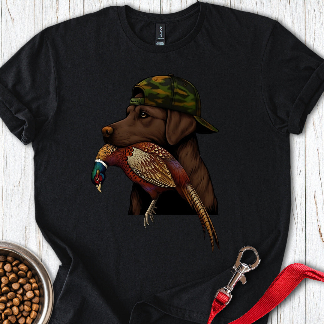 Chocolate Lab Pheasant Hunter Black