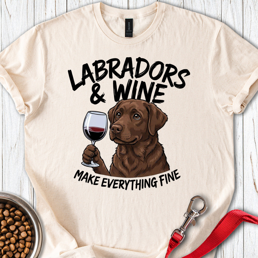 Chocolate Lab & Wine Natural