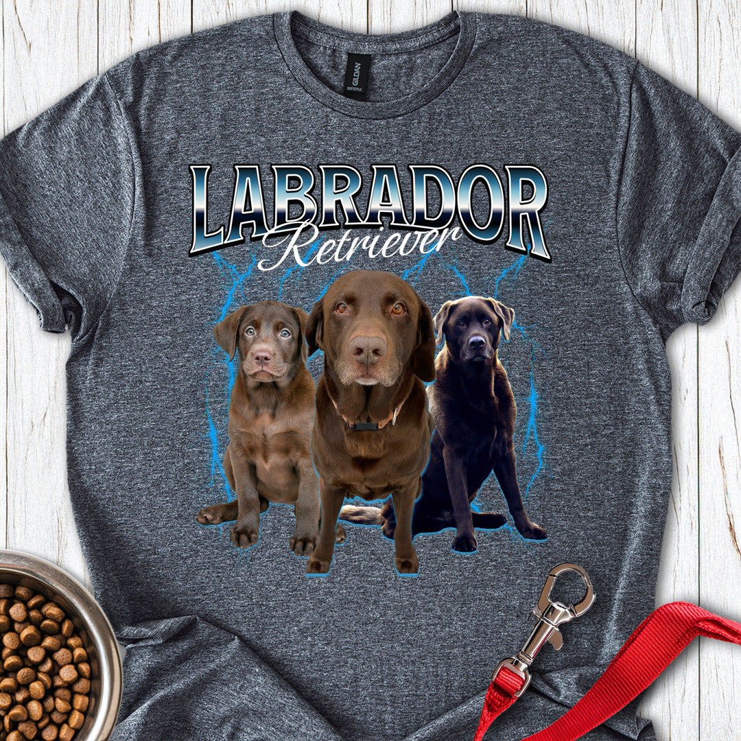 Chocolate Labrador Bootleg Dark Heather