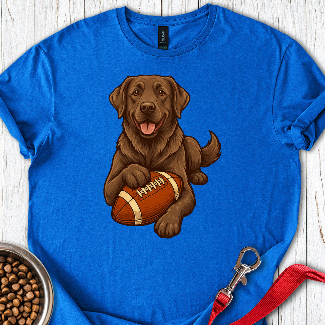 Chocolate Labrador Football Royal
