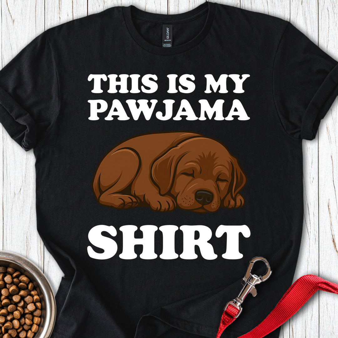 Chocolate Labrador Pajama Black