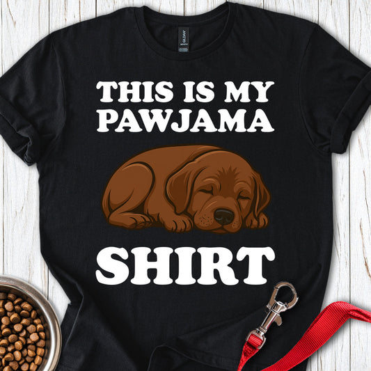 Chocolate Labrador Pajama Black