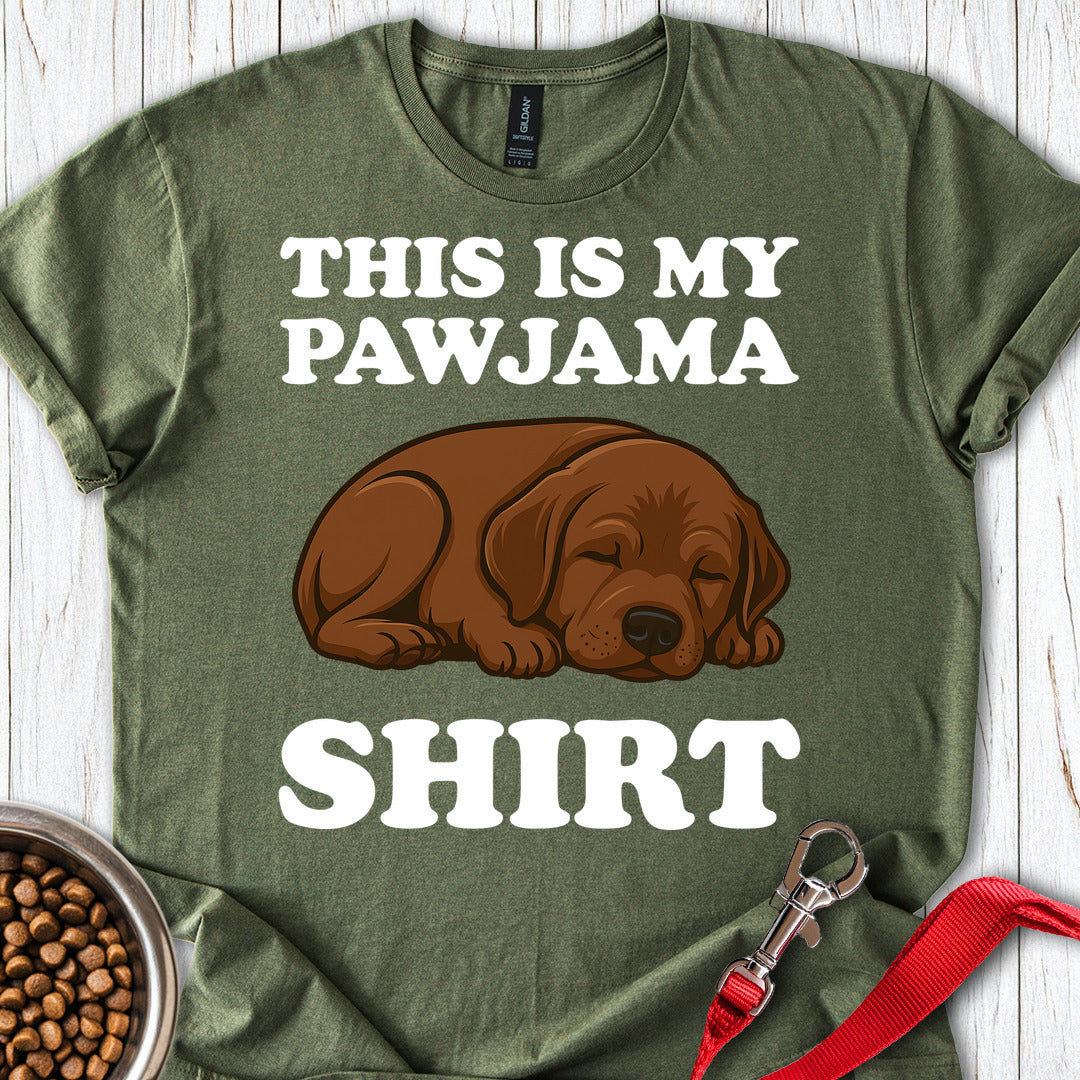 Chocolate Labrador Pajama Military Green