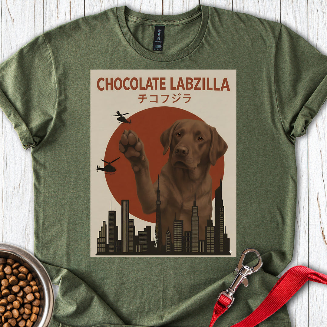 Chocolate Labzilla Labrador Military Green