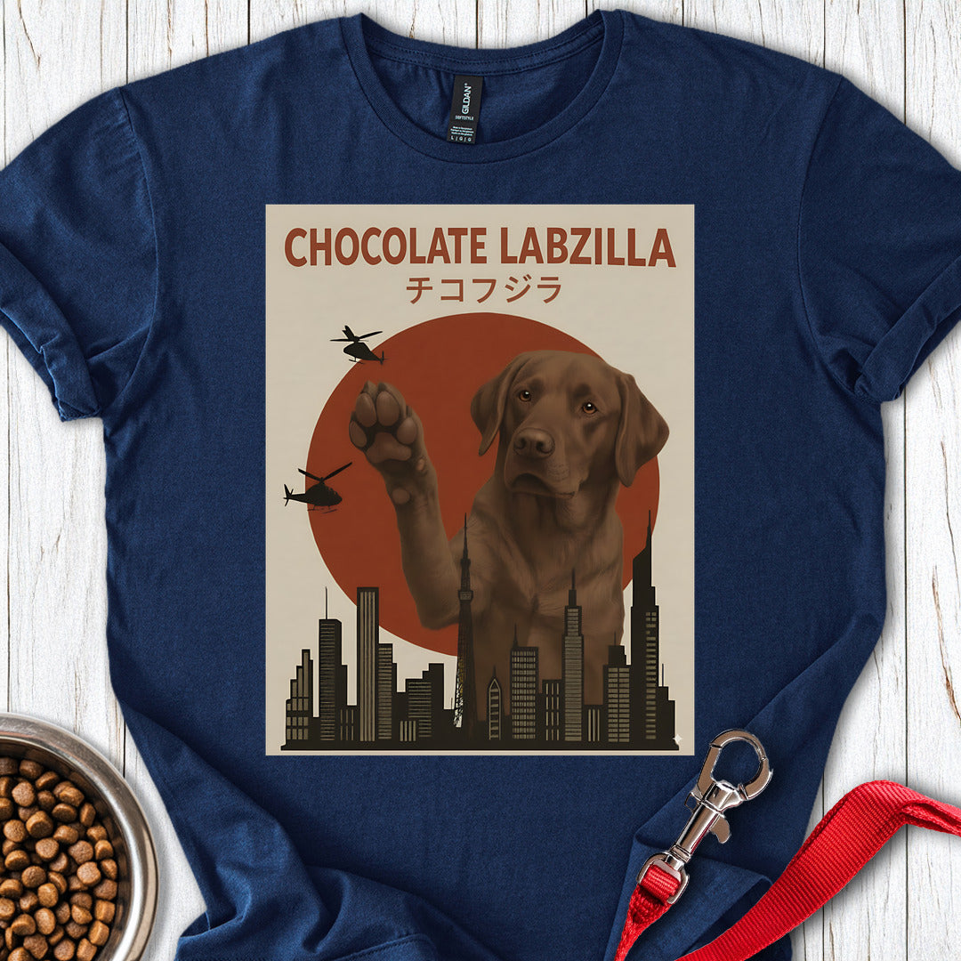 Chocolate Labzilla Labrador Navy