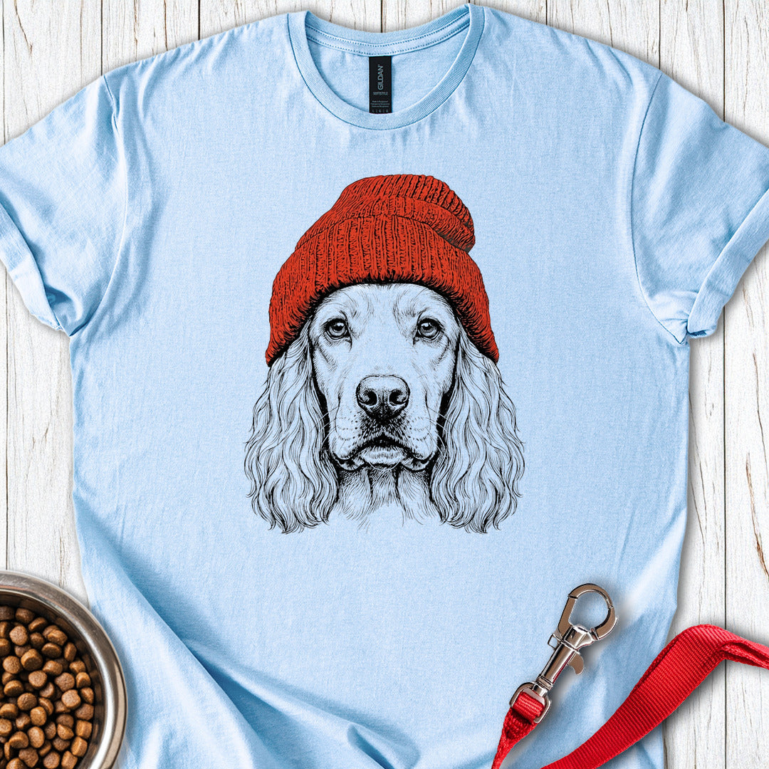 Cocker Beanie Light Blue