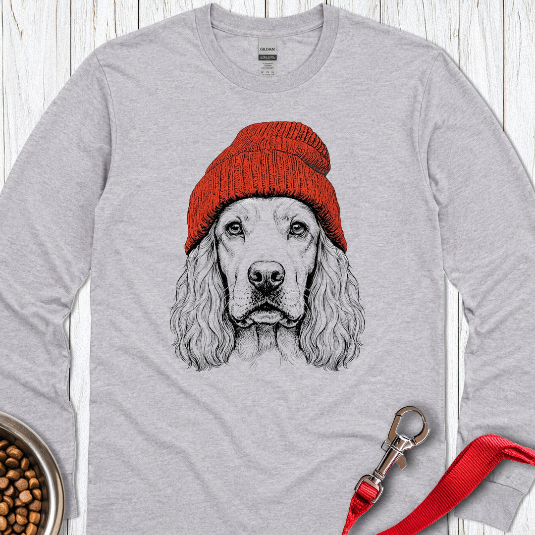 Cocker Beanie Long Sleeve — Sport Grey