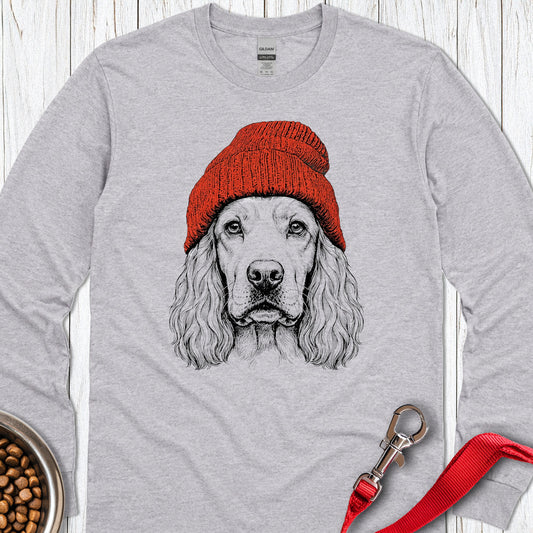 Cocker Beanie Long Sleeve — Sport Grey
