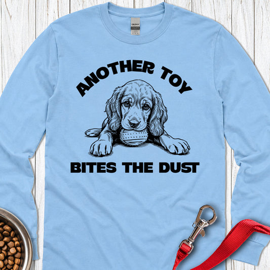 Cocker Spaniel Another Toy Long Sleeve — Carolina Blue