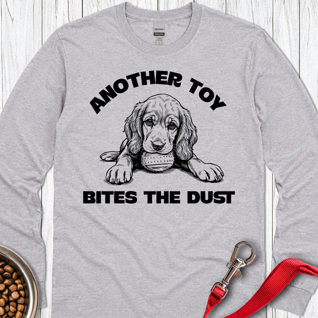 Cocker Spaniel Another Toy Long Sleeve — Sport Grey