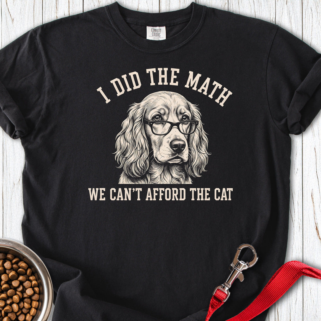 Cocker Spaniel Ban The Cat Premium Tee — Black