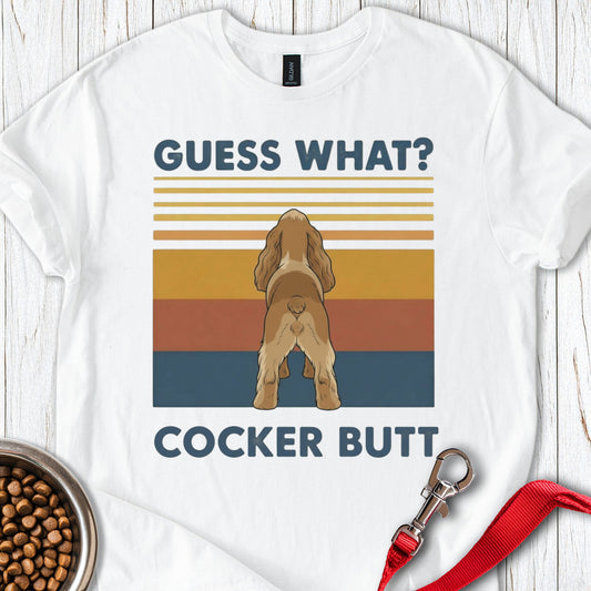 Cocker Spaniel Butt White