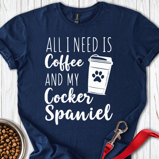 Cocker Spaniel & Coffee Navy