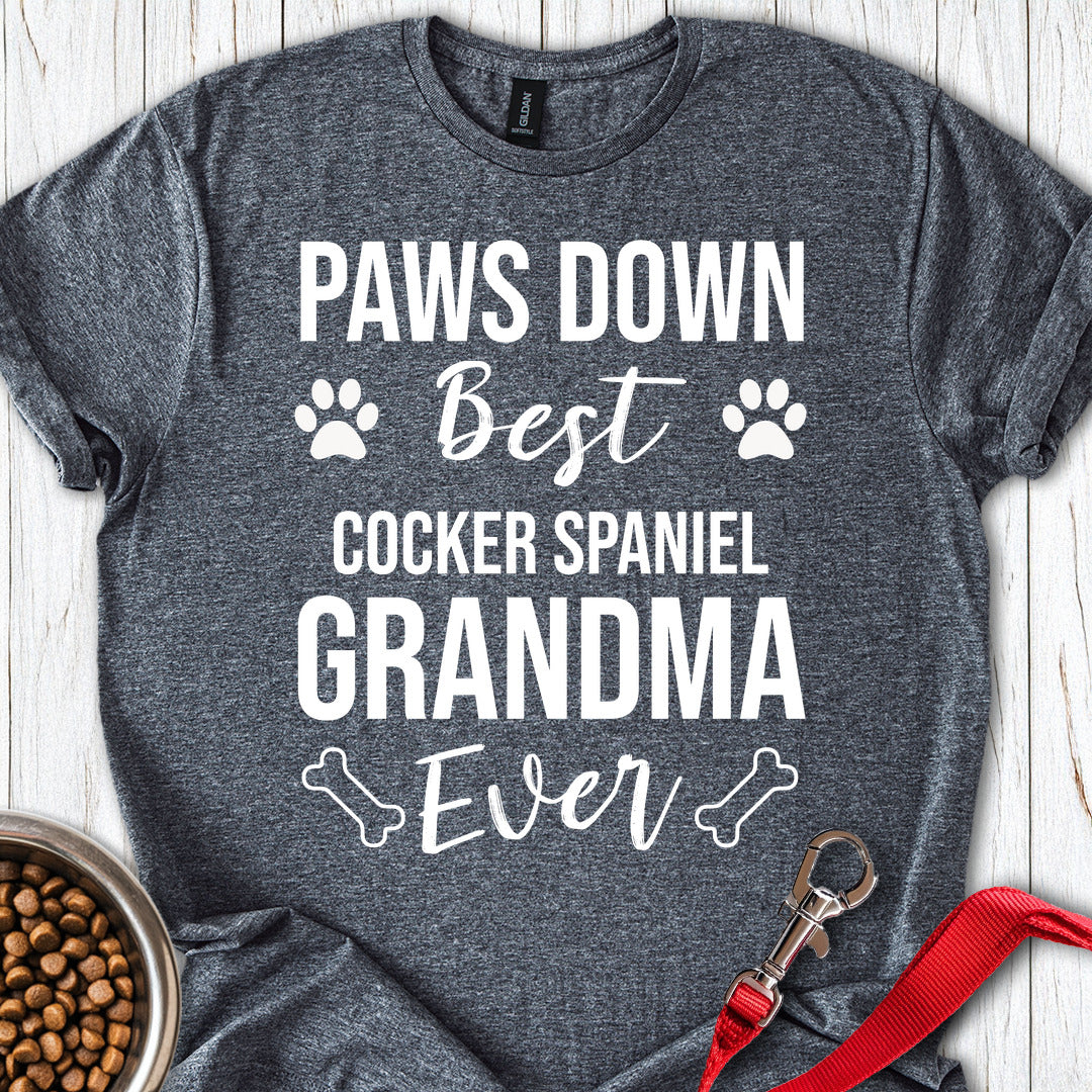 Cocker Spaniel Grandma Dark Heather