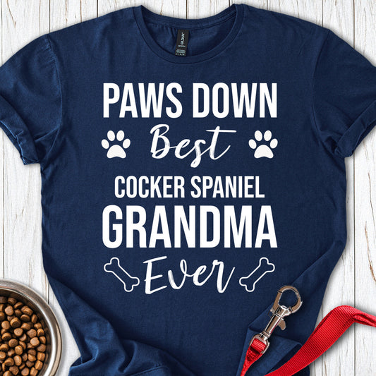 Cocker Spaniel Grandma Navy