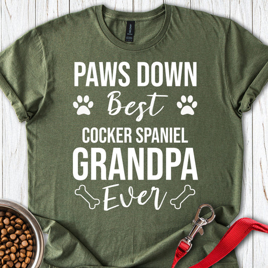Cocker Spaniel Grandpa Military Green