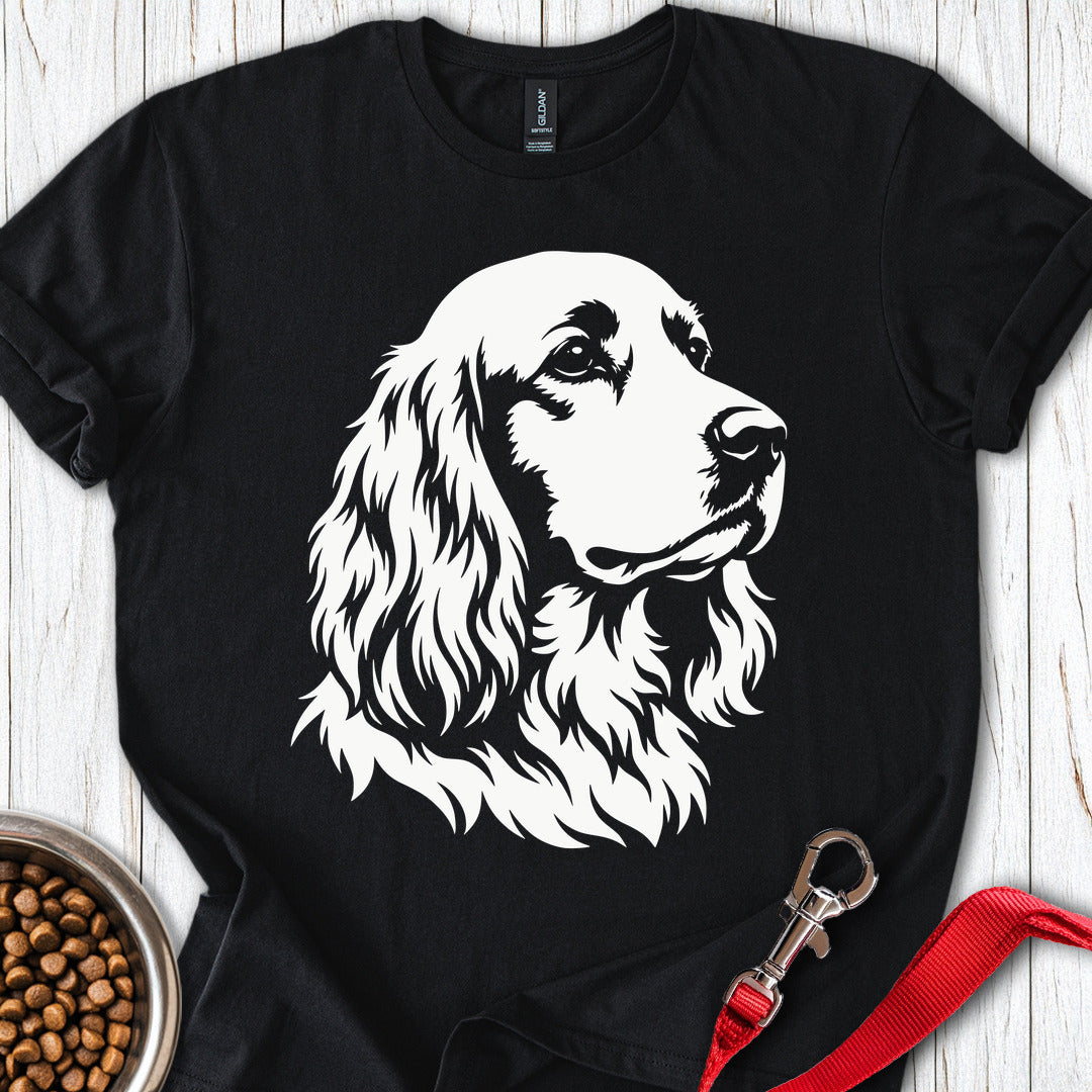 Cocker Spaniel Graphic Black