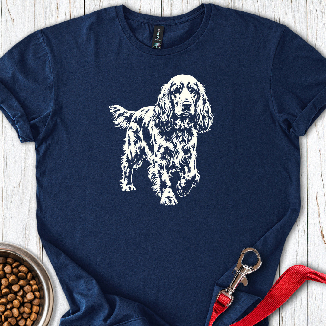 Cocker Spaniel Graphic Navy
