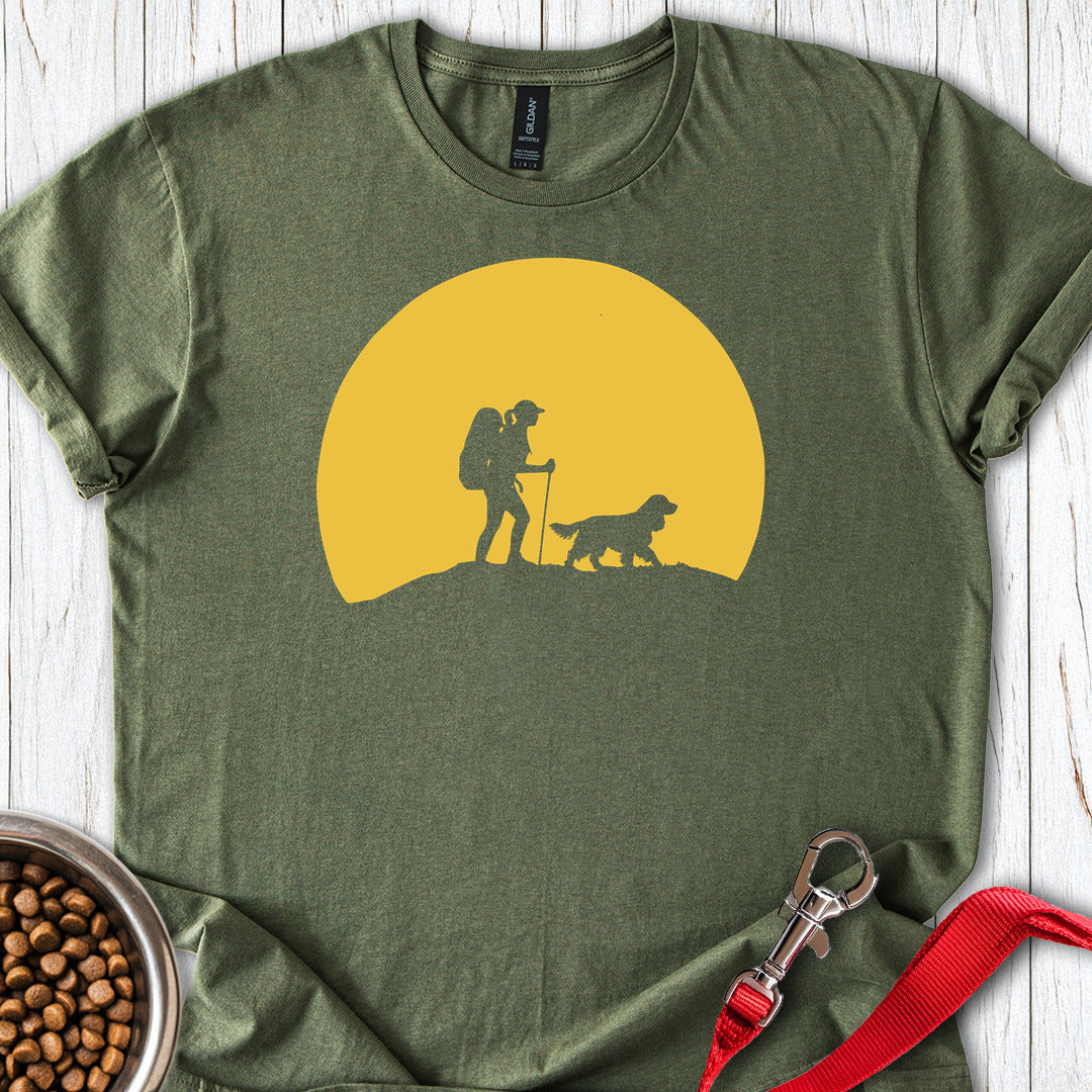Cocker Spaniel Hiking Military Green