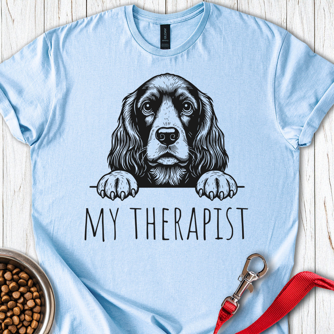 Cocker Spaniel My Therapist Light Blue
