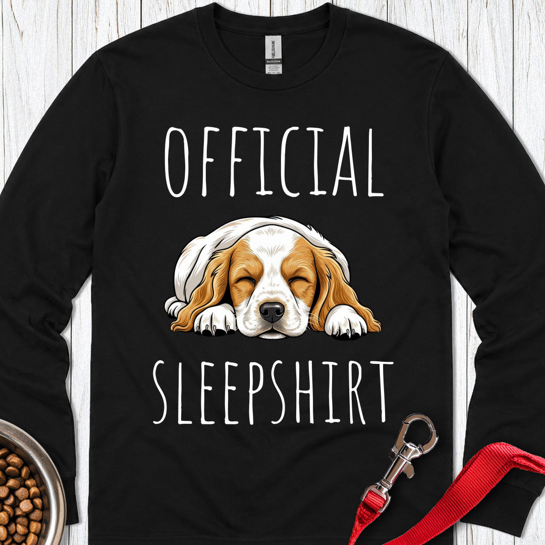 Cocker Spaniel Pajama Long Sleeve — Black