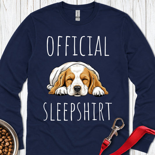 Cocker Spaniel Pajama Long Sleeve — Navy