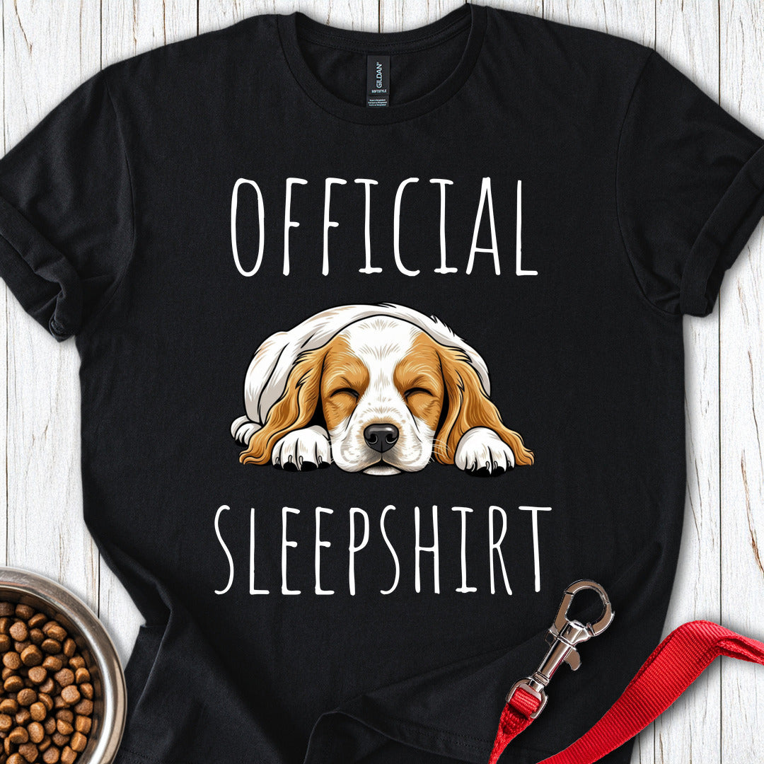 Cocker Spaniel Pajama Shirt Black